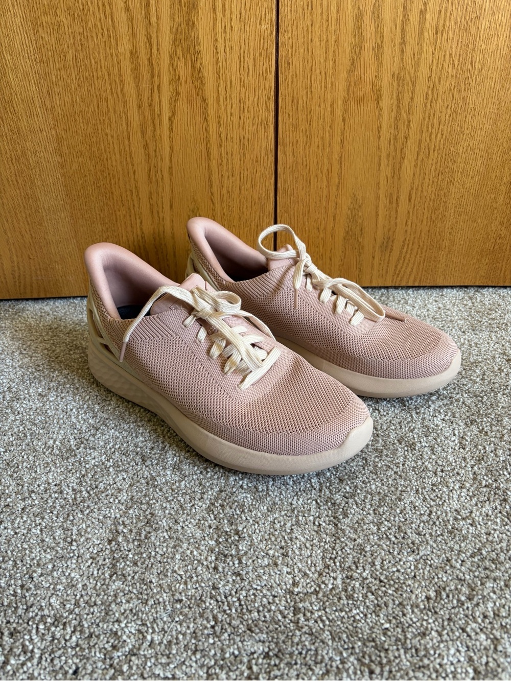 Kiziks Light Pink Slip-On Sneakers